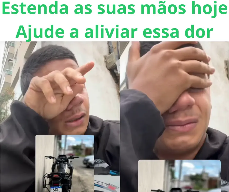 Furtaram a moto que Diogo usava para trabalhar. O financiamento continua